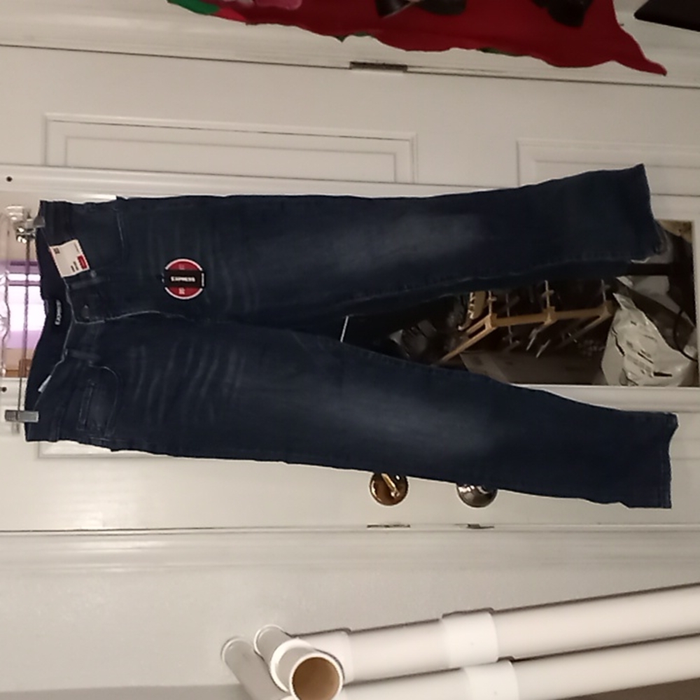 NWT Express Denim Perfect Stretch+ Skinny High Rise Jeans